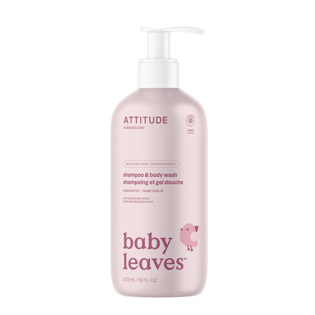 ATTITUDE baby leaves 2-In-1 Shampoo and Body Wash Unscented 16615_en?_main? Unscented