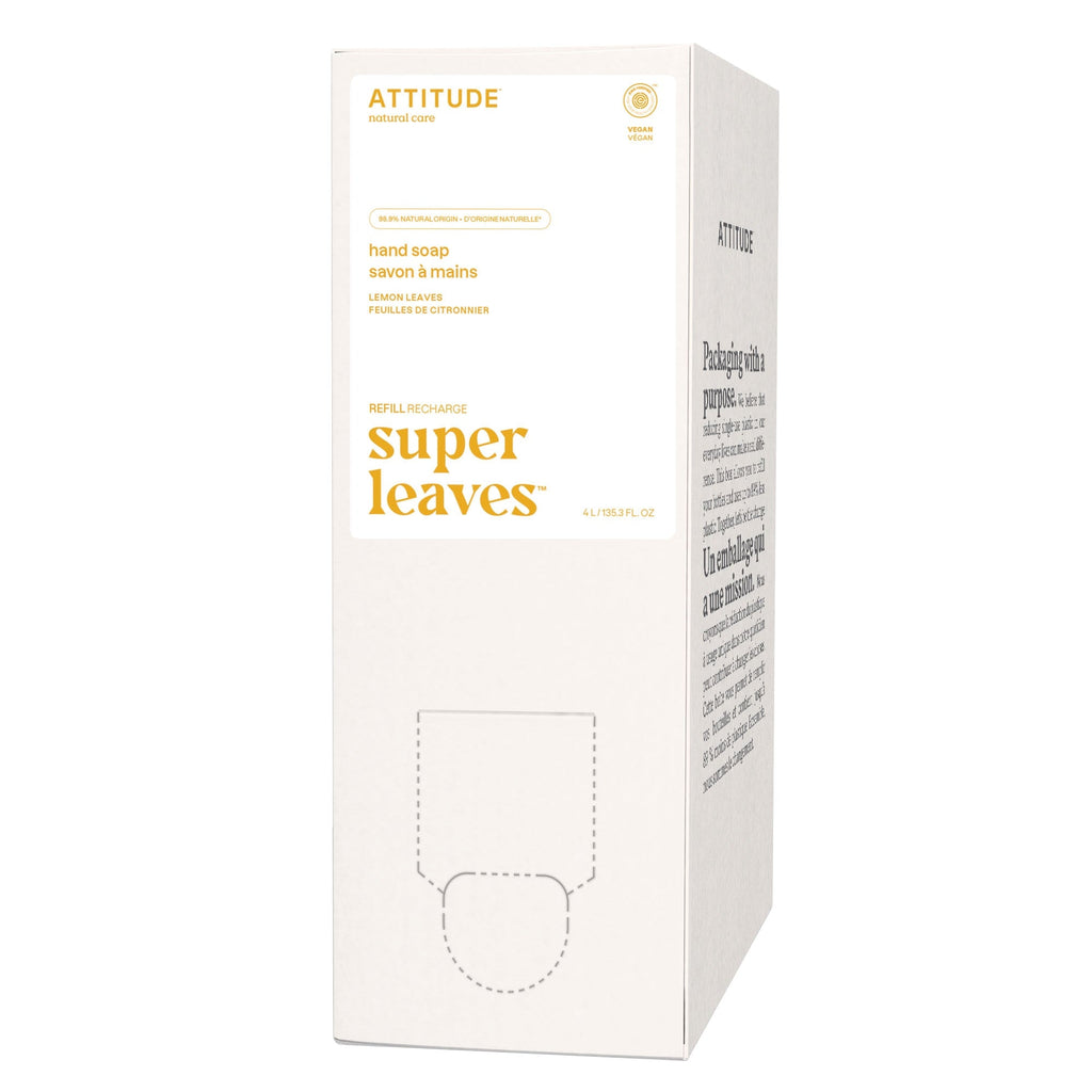 ATTITUDE Eco-Refill liquid hand soap ATTITUDE - Lemon leaves 84092-2_en?_main?- Eco-Refill 4L